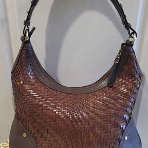 Cole Haan Leather Weave Hobo